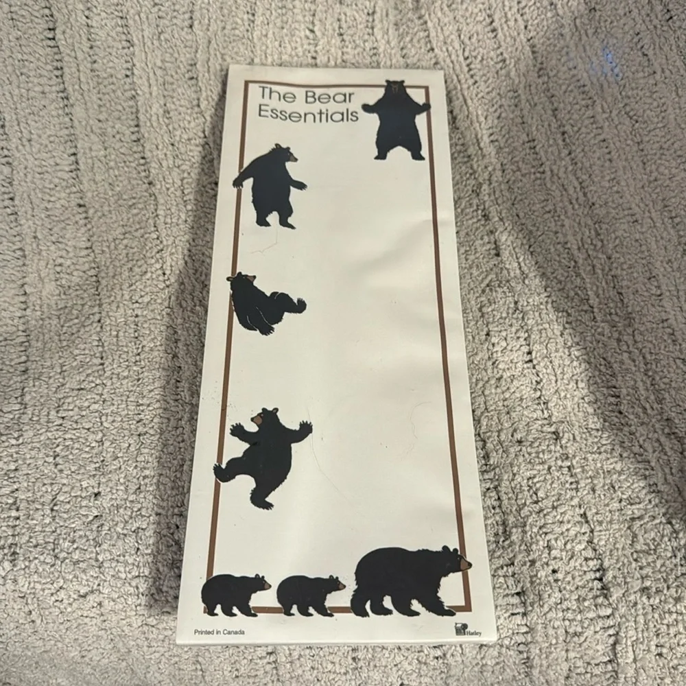“The Bear Essentials” Magnetic Notepad (from Alaska)